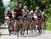 Claire Cameron (Mighty Riders) lead the women up Camosun Street hill. 		CREDITS:  		TITLE:  		COPYRIGHT: